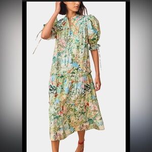 Hunter Bell Holloway Dress “Garden Party” Print Size Large